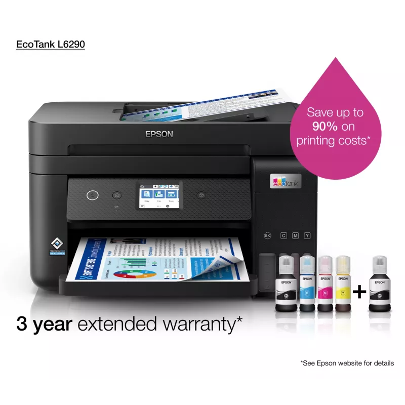 Epson EcoTank L6290 tindiprinter A4 4800 x 1200 DPI 33 ppm Wi-Fi