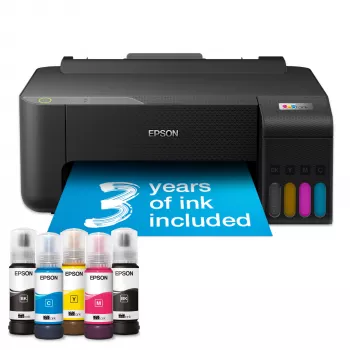 Tindiprinter Epson EcoTank L1230 värviline, 4 kassetti, A4, 5760x1440 DPI, must