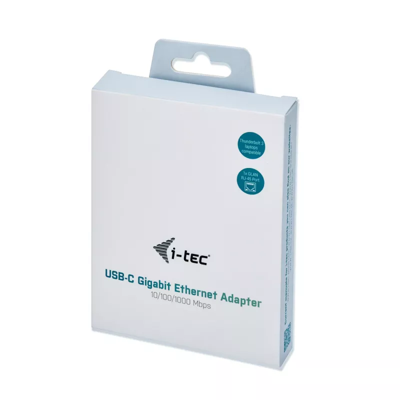 i-tec Metal USB-C Gigabit Ethernet Adapter, juhtmega, USB USB-C, Ethernet, 1000 Mbit/s, Hall