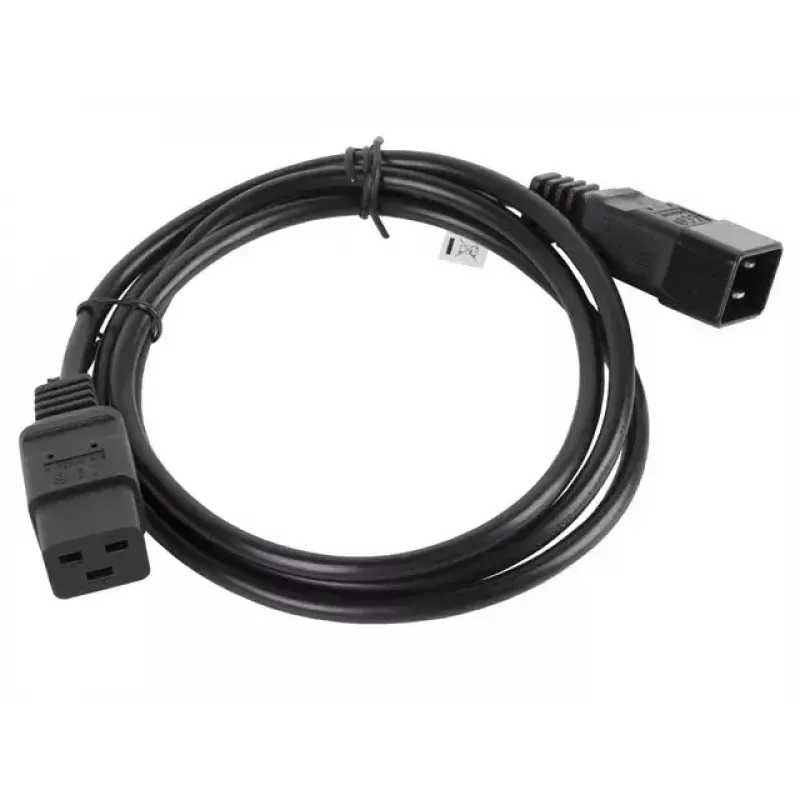 Toitekaabel Lanberg CA-C19E-10CC-0018-BK Must 1,8 m