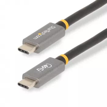 StarTech.com 3 jala (1 m) USB4 kaabel, USB-IF sertifitseeritud USB-C kaabel, 40 Gbps, USB USB-C andmeedastuskaabel, 100 W toiteedastus, 8K 60 Hz, ühildub Thunderbolt 4/3/USB 3.2 seadmetega