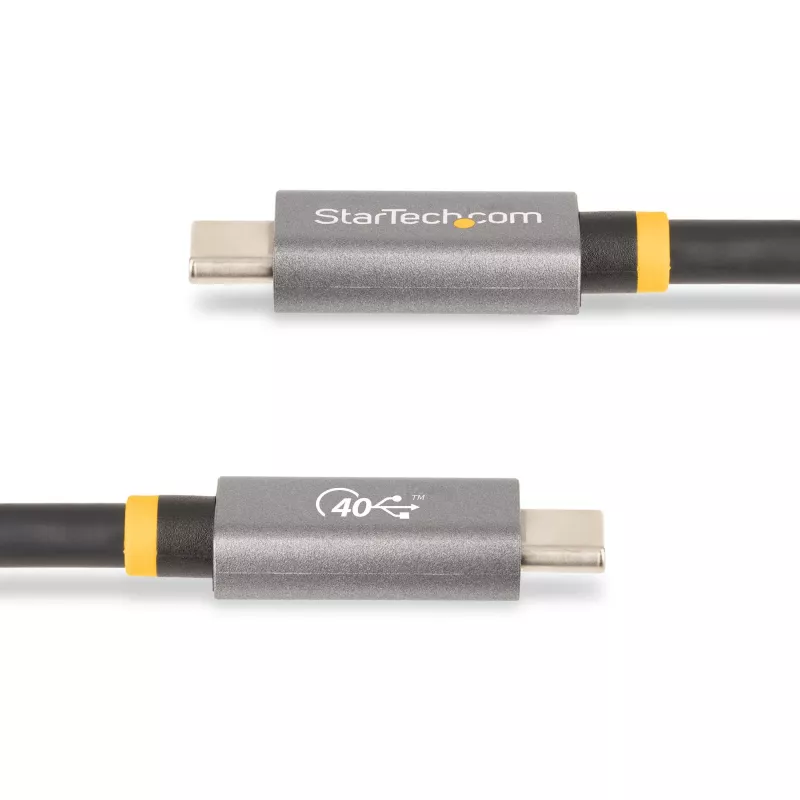 StarTech.com 3 jala (1 m) USB4 kaabel, USB-IF sertifitseeritud USB-C kaabel, 40 Gbps, USB USB-C andmeedastuskaabel, 100 W toiteedastus, 8K 60 Hz, ühildub Thunderbolt 4/3/USB 3.2 seadmetega