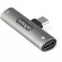 StarTech.com USB C Audio & Charge Adapter - USB-C heliadapter 3,5 mm TRRS-peakomplekti/peakomplekti pesa ja 60 W USB USB-C Power Delivery läbipääsulaadijaga - USB-C telefonile/tahvelarvutile/sülearvutile