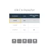 StarTech.com USB-C - DisplayPort adapter - 4K 60 Hz / 8K 30 Hz - USB USB-C - DP 1.4 HBR2 adapteri dongel - kompaktne USB-C (DP Alt Mode) monitori videomuundur - Thunderbolt 3 ühilduv