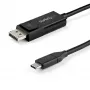 StarTech.com 6 jala (2 m) USB-C kuni DisplayPort 1.4 kaabel 8K 60Hz/4K – Kahesuunaline DP USB-C-le või USB-C DP-le pööratav videoadapterkaabel – HBR3/HDR/DSC – USB USB-C/TB3 monitorikaabel (CDP2DP142MBD)