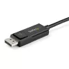 StarTech.com 6 jala (2 m) USB-C kuni DisplayPort 1.4 kaabel 8K 60Hz/4K – Kahesuunaline DP USB-C-le või USB-C DP-le pööratav videoadapterkaabel – HBR3/HDR/DSC – USB USB-C/TB3 monitorikaabel (CDP2DP142MBD)