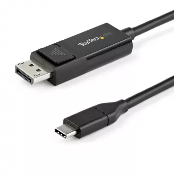StarTech.com 3.3ft (1m) USB C to DisplayPort 1.2 kaabel 4K 60Hz - Bidirectional DP to USB-C or USB-C to DP Reversible Video adapterkaabel - HBR2/HDR - USB Type C/Thunderbolt Monitor kaabel