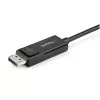 StarTech.com 3.3ft (1m) USB C to DisplayPort 1.2 kaabel 4K 60Hz - Bidirectional DP to USB-C or USB-C to DP Reversible Video adapterkaabel - HBR2/HDR - USB Type C/Thunderbolt Monitor kaabel