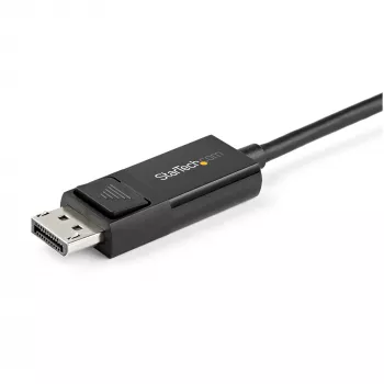 StarTech.com 3.3ft (1m) USB C to DisplayPort 1.2 kaabel 4K 60Hz - Bidirectional DP to USB-C or USB-C to DP Reversible Video adapterkaabel - HBR2/HDR - USB Type C/Thunderbolt Monitor kaabel