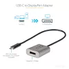 StarTech.com USB-C - DisplayPort adapter - 8K/4K 60 Hz USB-C - DisplayPort 1.4 adapterdongel - USB USB-C - DP monitorivideomuundur - töötab Thunderbolt 3-ga - 12 inch pika kaabliga