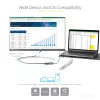 StarTech.com USB-C - DisplayPort adapter - 8K/4K 60 Hz USB-C - DisplayPort 1.4 adapterdongel - USB USB-C - DP monitorivideomuundur - töötab Thunderbolt 3-ga - 12 inch pika kaabliga