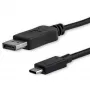 StarTech.com 3ft/1m USB-C - DisplayPort 1.2 kaabel 4K 60Hz - USB-C DisplayPort adapterkaabel - HBR2 - USB USB-C DP Alt Mode - DP monitori videokaabel - Thunderbolt 3 ühilduv - must