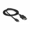 StarTech.com 3ft/1m USB-C - DisplayPort 1.2 kaabel 4K 60Hz - USB-C DisplayPort adapterkaabel - HBR2 - USB USB-C DP Alt Mode - DP monitori videokaabel - Thunderbolt 3 ühilduv - must