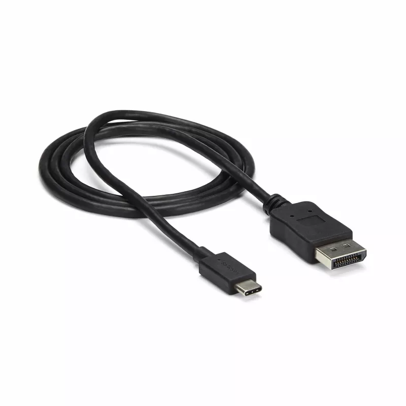 StarTech.com 3ft/1m USB-C - DisplayPort 1.2 kaabel 4K 60Hz - USB-C DisplayPort adapterkaabel - HBR2 - USB USB-C DP Alt Mode - DP monitori videokaabel - Thunderbolt 3 ühilduv - must