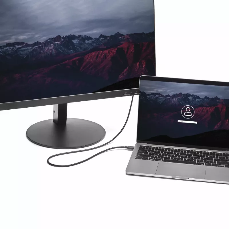 StarTech.com 3ft/1m USB-C - DisplayPort 1.2 kaabel 4K 60Hz - USB-C DisplayPort adapterkaabel - HBR2 - USB USB-C DP Alt Mode - DP monitori videokaabel - Thunderbolt 3 ühilduv - must