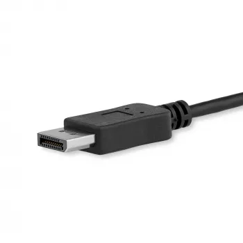 StarTech.com 1,8 m USB-C - DisplayPort 1.2 kaabel 4K 60 Hz - USB-C - DisplayPort adapterkaabel HBR2 - USB-C DP Alt Mode DP monitori videokaabel - ühildub Thunderbolt 3 - Must