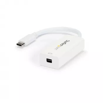 StarTech.com USB-C–Mini DisplayPort adapter – 4K 60 Hz – valge – USB 3.1 USB-C–Mini DP adapter – täiendatud versioon on CDP2MDPEC