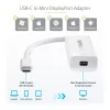 StarTech.com USB-C–Mini DisplayPort adapter – 4K 60 Hz – valge – USB 3.1 USB-C–Mini DP adapter – täiendatud versioon on CDP2MDPEC