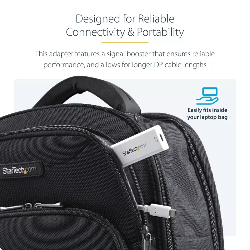 StarTech.com USB-C–Mini DisplayPort adapter – 4K 60 Hz – valge – USB 3.1 USB-C–Mini DP adapter – täiendatud versioon on CDP2MDPEC