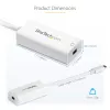 StarTech.com USB-C–Mini DisplayPort adapter – 4K 60 Hz – valge – USB 3.1 USB-C–Mini DP adapter – täiendatud versioon on CDP2MDPEC