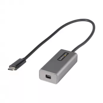 StarTech.com USB-C–Mini DisplayPort adapter – 4K 60 Hz USB-C–mDP adapterdongel – USB USB-C–Mini DP monitor – videomuundur – töötab Thunderbolt 3-ga – 12-tolline (30 cm) kinnitatud kaabel – CDP2MDP täiustatud versioon