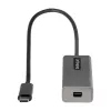StarTech.com USB-C–Mini DisplayPort adapter – 4K 60 Hz USB-C–mDP adapterdongel – USB USB-C–Mini DP monitor – videomuundur – töötab Thunderbolt 3-ga – 12-tolline (30 cm) kinnitatud kaabel – CDP2MDP täiustatud versioon