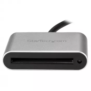 StarTech.com USB 3.0 kaardilugeja/kirjutaja CFast 2.0 kaartidele, CFast, CFast 2.0, Must, Hõbedane, 5000 Mbit/s, Alumiinium, Aktiivsus, Toide, CE, FCC, RoHS, REACH