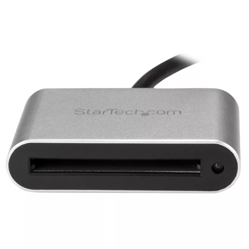 StarTech.com USB 3.0 kaardilugeja/kirjutaja CFast 2.0 kaartidele, CFast, CFast 2.0, Must, Hõbedane, 5000 Mbit/s, Alumiinium, Aktiivsus, Toide, CE, FCC, RoHS, REACH