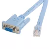 StarTech.com 6 jalga RJ45-DB9 Cisco konsoolihalduse ruuterikaabel – isane/emane