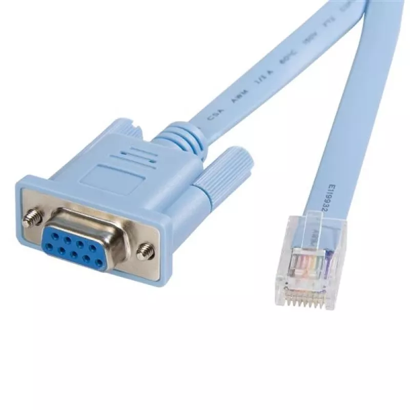 StarTech.com 6 jalga RJ45-DB9 Cisco konsoolihalduse ruuterikaabel – isane/emane