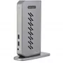StarTech.com USB-C USB-A dokk – hübriidne universaalne USB 3.0 dokkimisjaam USB-C või USB-A sülearvutile – kahe monitori 4K 60Hz HDMI/DisplayPort – 6x USB-A, GbE – USB 3.1 Gen 1 – Windows/Mac