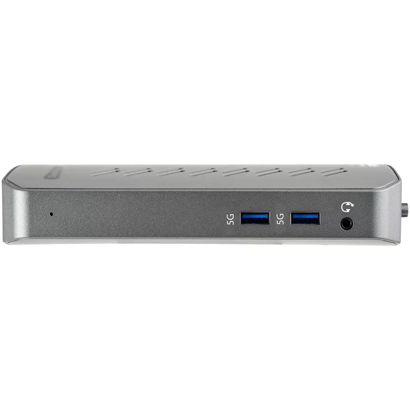 StarTech.com USB-C USB-A dokk – hübriidne universaalne USB 3.0 dokkimisjaam USB-C või USB-A sülearvutile – kahe monitori 4K 60Hz HDMI/DisplayPort – 6x USB-A, GbE – USB 3.1 Gen 1 – Windows/Mac