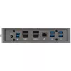 StarTech.com USB-C USB-A dokk – hübriidne universaalne USB 3.0 dokkimisjaam USB-C või USB-A sülearvutile – kahe monitori 4K 60Hz HDMI/DisplayPort – 6x USB-A, GbE – USB 3.1 Gen 1 – Windows/Mac