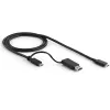 StarTech.com universaalne sülearvuti dokkimisjaam, hübriidne USB-C ja USB-A dokk, kahe 4K DP ja HDMI, 100W PD, Mac / Windows / Chrome OS, 4x USB 5Gbps jaotur, GbE