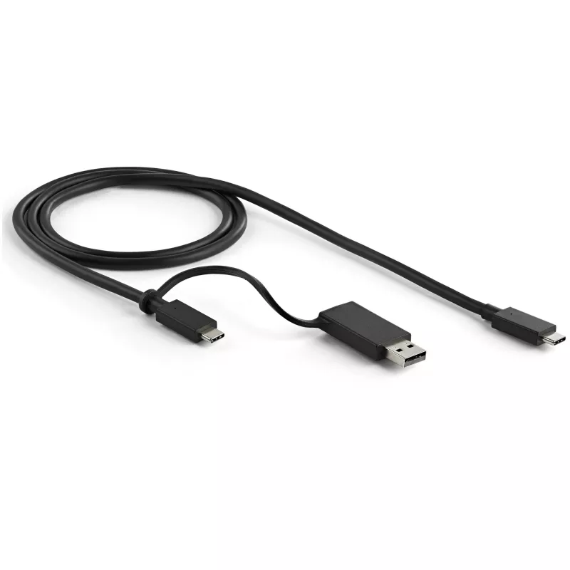 StarTech.com universaalne sülearvuti dokkimisjaam, hübriidne USB-C ja USB-A dokk, kahe 4K DP ja HDMI, 100W PD, Mac / Windows / Chrome OS, 4x USB 5Gbps jaotur, GbE
