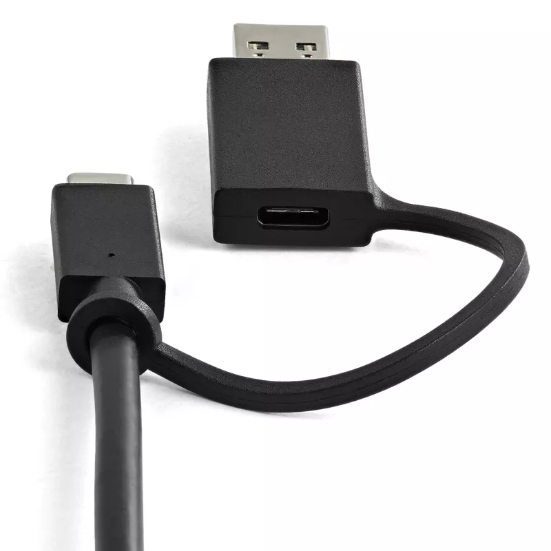 StarTech.com universaalne sülearvuti dokkimisjaam, hübriidne USB-C ja USB-A dokk, kahe 4K DP ja HDMI, 100W PD, Mac / Windows / Chrome OS, 4x USB 5Gbps jaotur, GbE