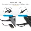 StarTech.com universaalne sülearvuti dokkimisjaam, hübriidne USB-C ja USB-A dokk, kahe 4K DP ja HDMI, 100W PD, Mac / Windows / Chrome OS, 4x USB 5Gbps jaotur, GbE