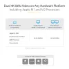 StarTech.com universaalne sülearvuti dokkimisjaam, hübriidne USB-C ja USB-A dokk, kahe 4K DP ja HDMI, 100W PD, Mac / Windows / Chrome OS, 4x USB 5Gbps jaotur, GbE