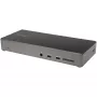 StarTech.com USB-C dokk - kolmekordne 4K monitor USB USB-C dokkimisjaam - 100 W toiteedastus - DP 1.4 Alt Mode ja DSC, 2x DisplayPort 1.4/HDMI 2.0 - 6x USB (2x 10 Gbit/s) - Windows/Chrome