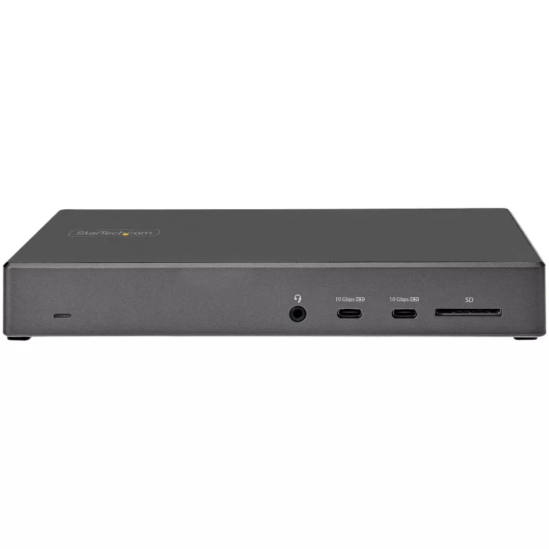 StarTech.com USB-C dokk - kolmekordne 4K monitor USB USB-C dokkimisjaam - 100 W toiteedastus - DP 1.4 Alt Mode ja DSC, 2x DisplayPort 1.4/HDMI 2.0 - 6x USB (2x 10 Gbit/s) - Windows/Chrome