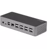 StarTech.com USB C dokk - 4K 60Hz nelja monitori DisplayPort ja HDMI - universaalne USB-C dokkimisjaam 100W toiteedastusega - USB jaotur 1x USB USB-C ja 3x USB-A, Ethernet, heli