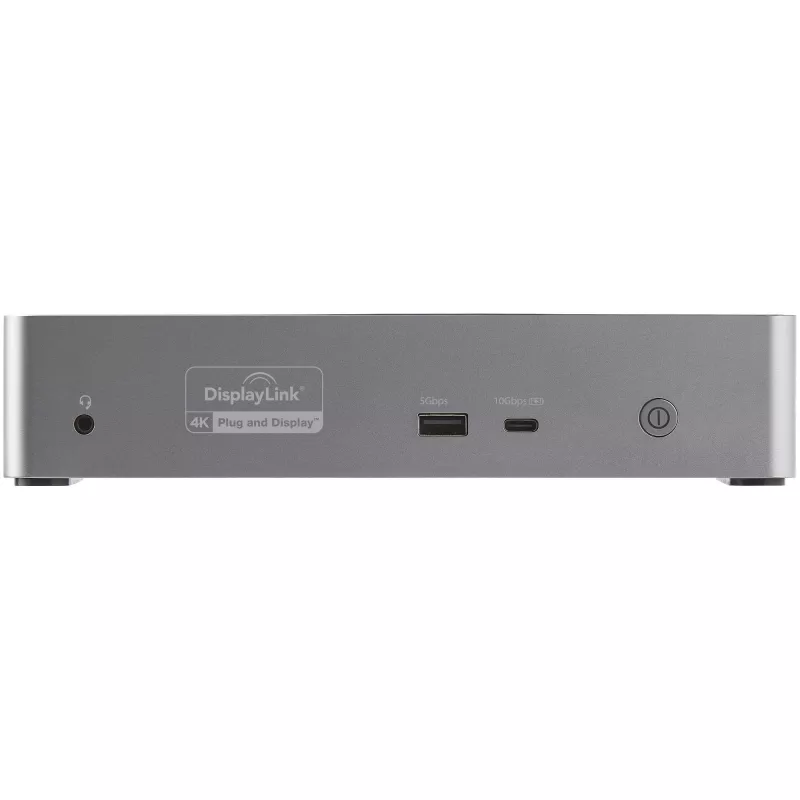 StarTech.com USB C dokk - 4K 60Hz nelja monitori DisplayPort ja HDMI - universaalne USB-C dokkimisjaam 100W toiteedastusega - USB jaotur 1x USB USB-C ja 3x USB-A, Ethernet, heli