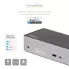 StarTech.com USB C dokk - 4K 60Hz nelja monitori DisplayPort ja HDMI - universaalne USB-C dokkimisjaam 100W toiteedastusega - USB jaotur 1x USB USB-C ja 3x USB-A, Ethernet, heli