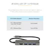 StarTech.com USB-C multiliidese adapter - USB-C HDMI 2.0b 4K 60Hz (HDR10), 100W Power Delivery läbipääs, 4-pordiline USB 3.0 jaotur - USB-C tüüpi minidokk - 12-tolline (30 cm) pikk ühendatud kaabel