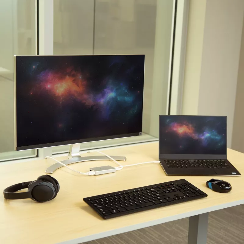 StarTech.com USB-C multipordiadapter – USB-C reisidokk jaam 4K HDMI-ga – 60 W toiteedastus, GbE, 2x USB-A 3.0 jaotur – kaasaskantav mini USB-C dokk sülearvutile – valge