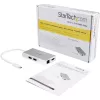 StarTech.com USB-C multipordiadapter – USB-C reisidokk jaam 4K HDMI-ga – 60 W toiteedastus, GbE, 2x USB-A 3.0 jaotur – kaasaskantav mini USB-C dokk sülearvutile – valge
