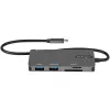 StarTech.com USB C mitmepordialadapter – USB-C 4K HDMI-le, 100 W toiteedastuse läbipääs, SD/microSD pesa, 3-pordiline USB 3.0 jaotur – USB USB-C minidokk – 12-tolline (30 cm) pikk ühendatud kaabel