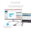 StarTech.com USB C mitmepordialadapter – USB-C 4K HDMI-le, 100 W toiteedastuse läbipääs, SD/microSD pesa, 3-pordiline USB 3.0 jaotur – USB USB-C minidokk – 12-tolline (30 cm) pikk ühendatud kaabel