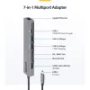 StarTech.com USB-C mitme pordiga adapterijaotur, USB-C -> 4K 60Hz HDMI, gigabitine Ethernet ja 100W sülearvuti laadimine Macbook Pro / Air ja Windows jaoks