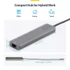 StarTech.com USB-C mitme pordiga adapterijaotur, USB-C -> 4K 60Hz HDMI, gigabitine Ethernet ja 100W sülearvuti laadimine Macbook Pro / Air ja Windows jaoks